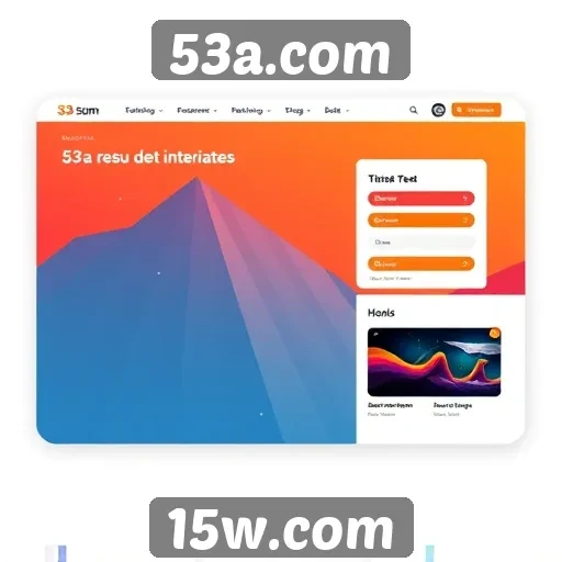 Avaliação do design de interface do site 53a